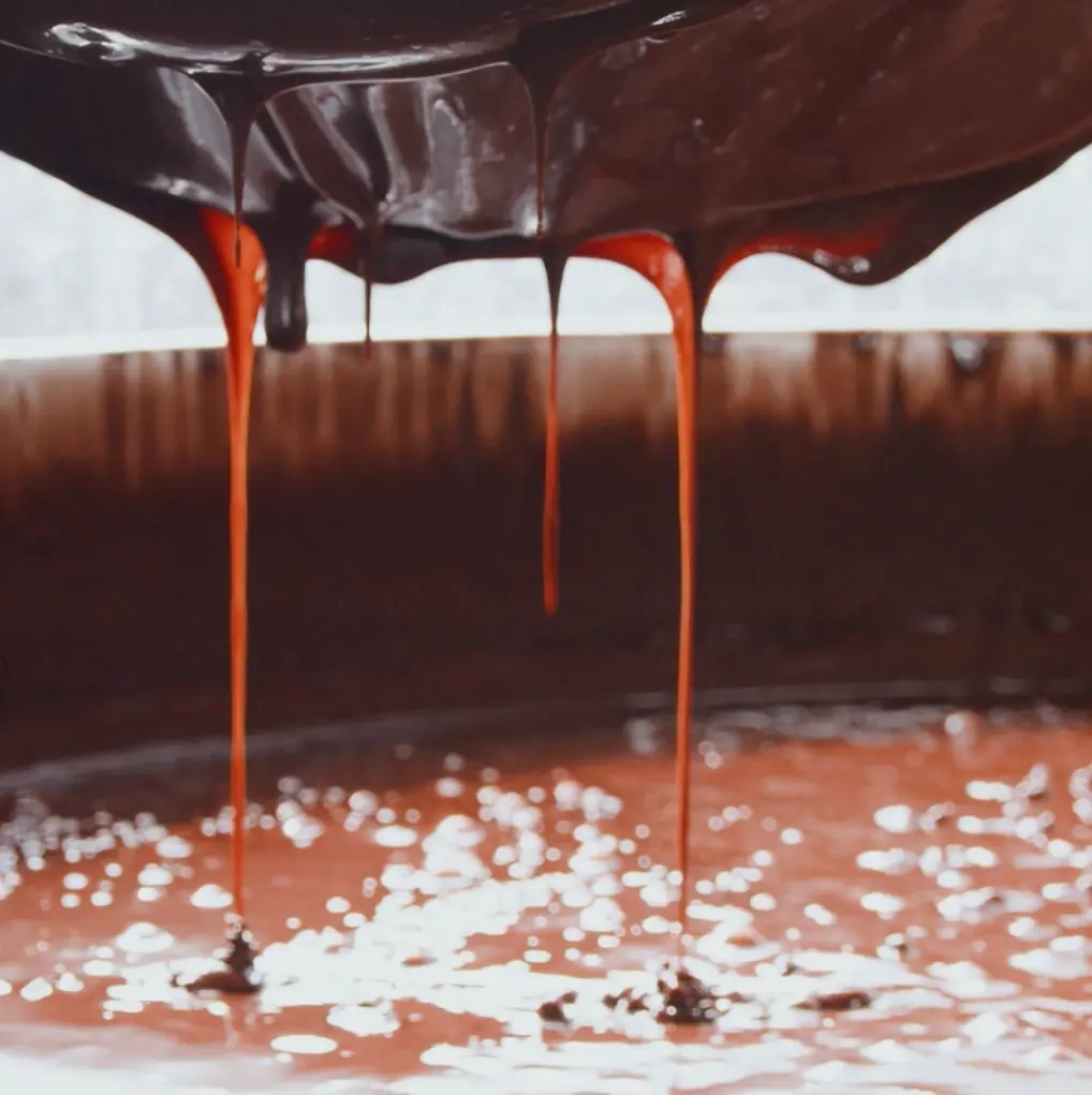 cioccolato nel miscelatore